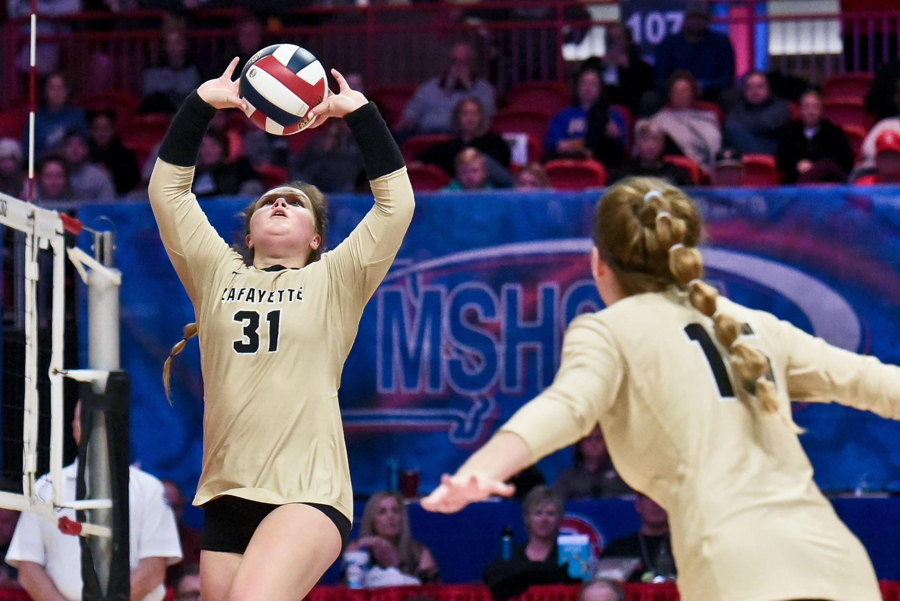 11/09/19 - Girls Volleyball - Class 4 state championship - Nixa vs Lafayette